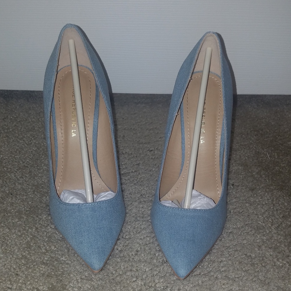Denim Heels